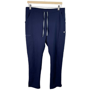 FIGS Women's Medium Blue Yola Skinny Leg Scrub Cargo Pants